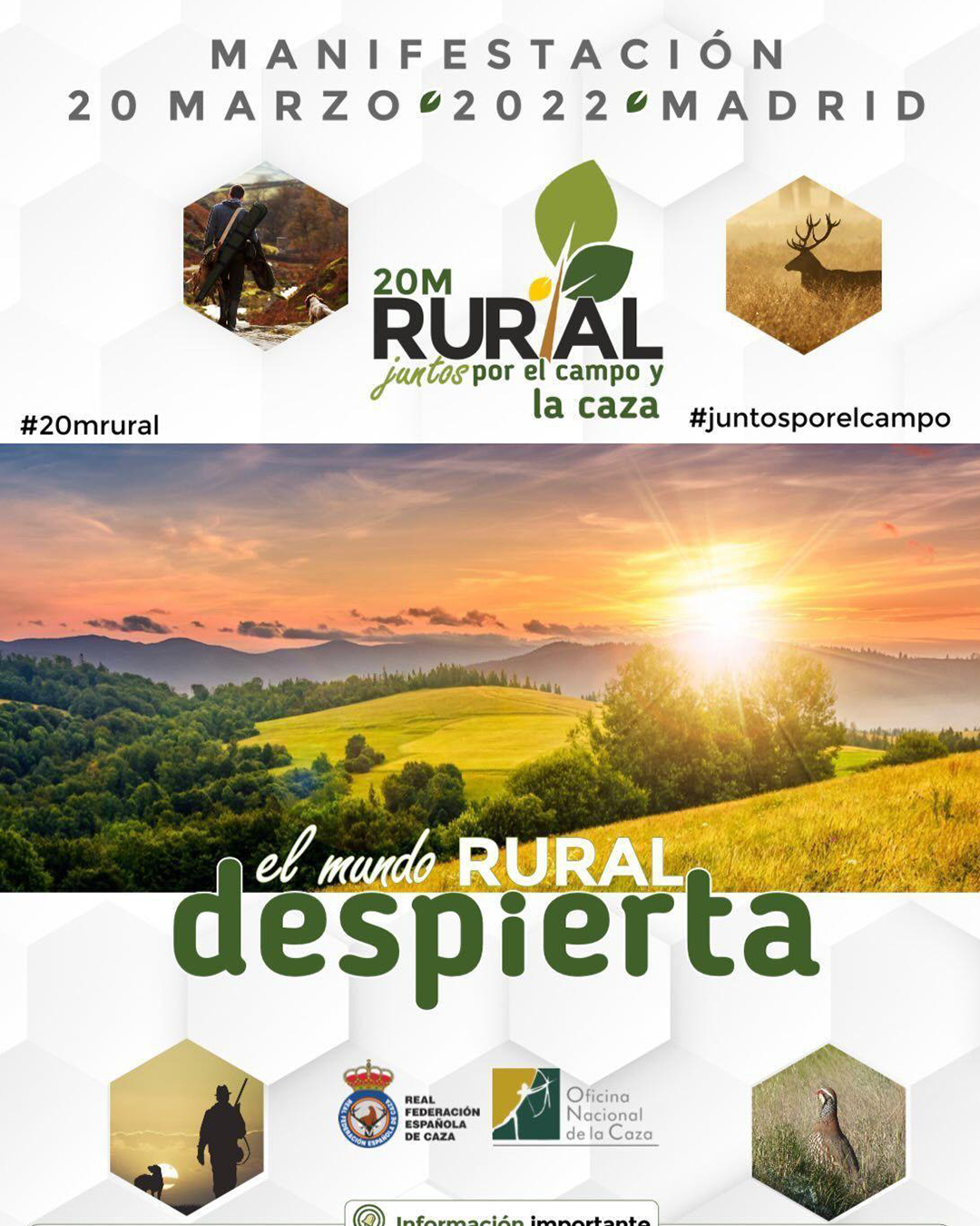 Cartel manifestación 20M